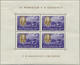 ** Ungarn: "In Memoriam F.D. Roosevelt", Set Of 8 Mini Sheets - Lettres & Documents