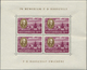 Delcampe - ** Ungarn: "In Memoriam F.D. Roosevelt", Set Of 8 Mini Sheets - Lettres & Documents