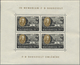 Delcampe - ** Ungarn: "In Memoriam F.D. Roosevelt", Set Of 8 Mini Sheets - Lettres & Documents