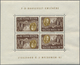 ** Ungarn: "In Memoriam F.D. Roosevelt", Set Of 8 Mini Sheets Tete-Beches. - Brieven En Documenten