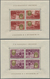 Delcampe - ** Ungarn: 1947, 8 F To 70 F Roosevelt In Eight Tete-beche Blocks (each Two Pairs) - Lettres & Documents