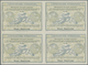 GA Ungarn - Ganzsachen: Design "Rome" 1906 International Reply Coupon As Block Of Four 52 F. Hongrie. T - Entiers Postaux