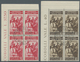 O/ Vatikan: 1935, International Jurist Congress 5 C. - 1,25 L., Complette Set With 6 Blocks Of 4, Used, - Lettres & Documents