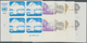 ** Vereinte Nationen - Genf: 1987. Progressive Proof (5 Phases) In Corner Blocks Of 4 For The 1.40fr Va - Unused Stamps