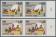 ** Vereinte Nationen - Genf: 1988. Complete Imperforate Set "IFAD: For A World Without Hunger" In Horiz - Neufs