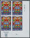 ** Vereinte Nationen - Genf: 1988. Ungezähnter ER-4er-Block Für Die Freimarken-Ausgabe Mit Dem Motiv "D - Unused Stamps