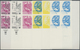 ** Vereinte Nationen - Genf: 1989. Progressive Proof (6 Phases) In Corner Blocks Of 4 For The 80c Value - Neufs