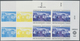 ** Vereinte Nationen - Wien: 1992. Progressive Proof (6 Phases) In Corner Blocks Of 4 For The 5s Value - Neufs