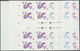 ** Vereinte Nationen - Wien: 1996. Progressive Proof (10 Phases) In Vertical Gutter Pairs Of 2 Blocks O - Neufs