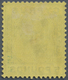 * Zypern: 1928. Freimarke Georg V 5 £ Schwarz Auf Gelb. Tadellos Zentriert Und Gezähnt. Enorm Frisches - Autres & Non Classés