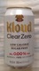 South Korea Kloud CLEAR ZERO 330ml Beer Can / Empty One / 02 Photo - Cannettes