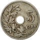 Monnaie, Belgique, 5 Centimes, 1908, TB, Copper-nickel, KM:55 - 5 Centimes