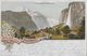 GRUSS VOM STAUBBACH → Alte Lithokarte Von Lauterbrunnen Nach Landau (Pfalz) Anno 1898    ►RRR◄ - Lauterbrunnen