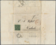 Br Baden - Marken Und Briefe: 1854, 3 Kr. Schwarz Auf Grün Auf Komplettem Faltbrief Aus Dem ZUCHTHAUS B - Autres & Non Classés