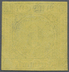 (*) Baden - Marken Und Briefe: 1853, Ziffern-Ausgabe 6 Kr. Schwarz Auf Gelb Mit Plattenfehler I, Einfass - Altri & Non Classificati