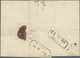 Br Baden - Marken Und Briefe: 1858, 3 Kr. Schwarz Auf Blau (rechts Berührt, Sonst Breit/überrandig) Auf - Autres & Non Classés