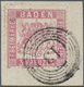 Brfst Baden - Marken Und Briefe: 1862, Wappenausgabe 3 Kr. Rosa Mit Enger Zähnung In Farbfrischer Und Einw - Autres & Non Classés