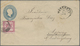GA Baden - Marken Und Briefe: 1858/1862, 3 Kreuzer Preußischblau Kleines Format Mit Zusatzfrankatur 3 K - Autres & Non Classés