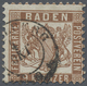 O Baden - Marken Und Briefe: 1866/68, Wappenzeichnung 9 Kreuzer Lebhaftbraun Mit Weißem Hintergrund, E - Autres & Non Classés