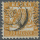 O Baden - Marken Und Briefe: 1862, 30 Kr. Lebhaftgelborange, Farbfrisches Exemplar In Dreiseitig Perfe - Sonstige & Ohne Zuordnung