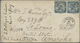 Br Baden - Marken Und Briefe: 1868, 7 Kr. Blau Im Senkrechten Paar (obere Marke Links Oben Eckrund) Auf - Altri & Non Classificati