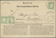Br Bayern - Marken Und Briefe: 1867/1870, 1 Kr Grün Ungezähnt Sowie 2 X 1 Kr Dunkelgrün Gezähnt Mit Wz. - Sonstige & Ohne Zuordnung