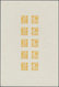 (*) Bayern - Besonderheiten: 1920, Abschiedsausgabe PROBEDRUCKBLATT Mit Zehn Werten 15 Pf. 'Pflügender L - Altri & Non Classificati