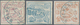 O Braunschweig - Marken Und Briefe: 1852, 1 Sgr. Lebhaftkarmin, 2 Sgr. Preussischblau Und 3 Sgr. Orang - Brunswick