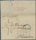 Br Hamburg - Vorphilatelie: 1829, Faltbrief Aus HAMBURG Nach Haarlem, Holland. Handschriftlicher Vermer - Vorphilatelie
