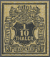 * Hannover - Marken Und Briefe: 1855, Wappen-Ausgabe 1/10 Thaler Engmaschiger Netz-Unterdruck Probedru - Hannover