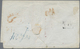 Br Hannover - Marken Und Briefe: 1856, 1/10 Thaler Auf Brief Als EINMALIGE GETEILTE FRANKATUR Nach VALP - Hannover
