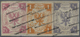 Brfst Lübeck - Marken Und Briefe: 1859, ½ Schilling Violettgrau Mit 1 Sch. Orange Und 2½ Sch. Rosa, Alle M - Luebeck