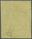 (*) Oldenburg - Marken Und Briefe: 1859, Wappen-Hochformat 3 Gr. Schwarz Auf Graugelb, Ungebraucht Ohne - Oldenbourg