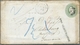 GA Oldenburg - Besonderheiten: 1872: "Incomming Mail" Zwei USA Ganzsachenumschläge (3 Cents Grün) Nach - Oldenbourg