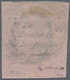 O Preußen - Marken Und Briefe: 1850: 1 Sgr Schwarz Auf Rosa, Linke Untere Bogenecke (6-7 Mm), Waag. Bu - Autres & Non Classés