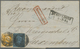 Br Preußen - Marken Und Briefe: 1850/57, 2 Sgr Auf Blau + 3 Sgr Gelb, Glatter Hintergrund Als Ausgaben- - Autres & Non Classés