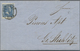Br Preußen - Marken Und Briefe: 1858: 2 Sgr Schwarzblau, Farbfrisch, Allseits Breitrandig, Rechts Im Ra - Altri & Non Classificati