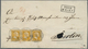 Br Preußen - Marken Und Briefe: 1857, 3 Sgr. Gelborange Auf Dünnem Papaier, Allseits Knapp- Bis Breitra - Autres & Non Classés