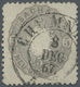 O Sachsen - Marken Und Briefe: 1863, Freimarke Wappenzeichnung 5 Ngr Grau, Entwertet Mit Dem Zweikreis - Saxe