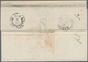 Br Sachsen - Marken Und Briefe: 1863, K2 "LEIPZIG 22 MAI 63" Auf Porto-Brief Via Hamburg Nach Norwegen. - Saxe