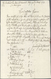 Br Württemberg - Vorphilatelie: 1777, Metzingen, Paketbrief "fr. Ulm Samt 1 Faß Mit Strimpf, Singuiert - Prefilatelia