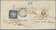 Br Württemberg - Marken Und Briefe: 1859, Einzelfrankatur 18 Kr. Dunkelblau Ohne Seidenfaden Mit Platte - Altri & Non Classificati