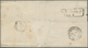 Br Württemberg - Marken Und Briefe: 1859, Einzelfrankatur 18 Kr. Dunkelblau Ohne Seidenfaden Mit Platte - Autres & Non Classés