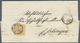 Br Württemberg - Marken Und Briefe: 1861/1862, Sogenannter "Hin- Und Her-Brief" Mit 3 Kr. Gelborange Vo - Sonstige & Ohne Zuordnung