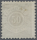 * Württemberg - Marken Und Briefe: 1875, 50 Pfg. Ziffer Hellbraungrau Ungebraucht Mit Kleinem Falzrest - Autres & Non Classés
