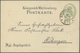 Br Württemberg - Marken Und Briefe: 1897/1898, "TREIBJAGT" 2 Sehr Seltene Karten "Einladung Zur Treibja - Autres & Non Classés