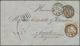 GA Württemberg - Ganzsachen: 1865, 9 Kreuzer Dunkelbraun Als Zusatzfrankatur Auf 9 Kr Ganzsachenumschla - Autres & Non Classés