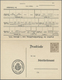 GA Württemberg - Ganzsachen: 1915. Dienst-Doppelkarte 3 Pf Braun / 5 Pf Grün "Viehzwischenzählung 1915" - Altri & Non Classificati