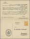 GA Württemberg - Ganzsachen: 1916. Dienst-Doppelkarte 3 Pf Braun / 7½ Pf Orange "Volkszählung 1916", Un - Autres & Non Classés