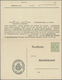 GA Württemberg - Ganzsachen: 1919. Doppel-Dienstpostkarte 5 Pf / 10 Pf "Fideikommißgrundbesitz", Ungebr - Altri & Non Classificati